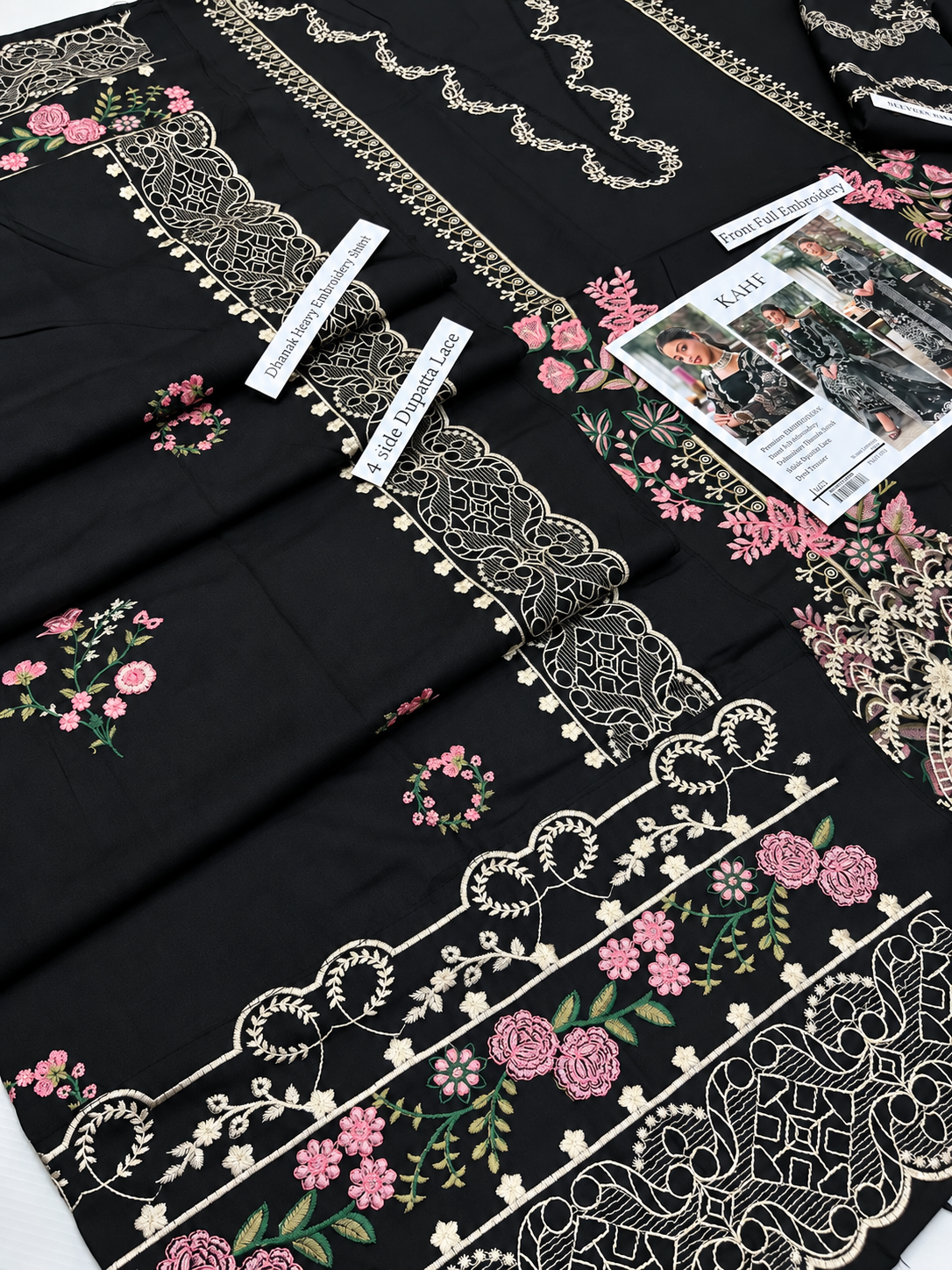KAHF Winter Collection 2026/27 3 Piece Embroidered Dhank Suit - Image 5
